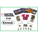 2728 Electro-Fashion Deluxe E-Textiles Pack πλήρες οικονομικό σετ ειδών γιά ξεκίνημα εφαρμογών, κιτ εκπαίδευσης χόμπυ κατασκευών